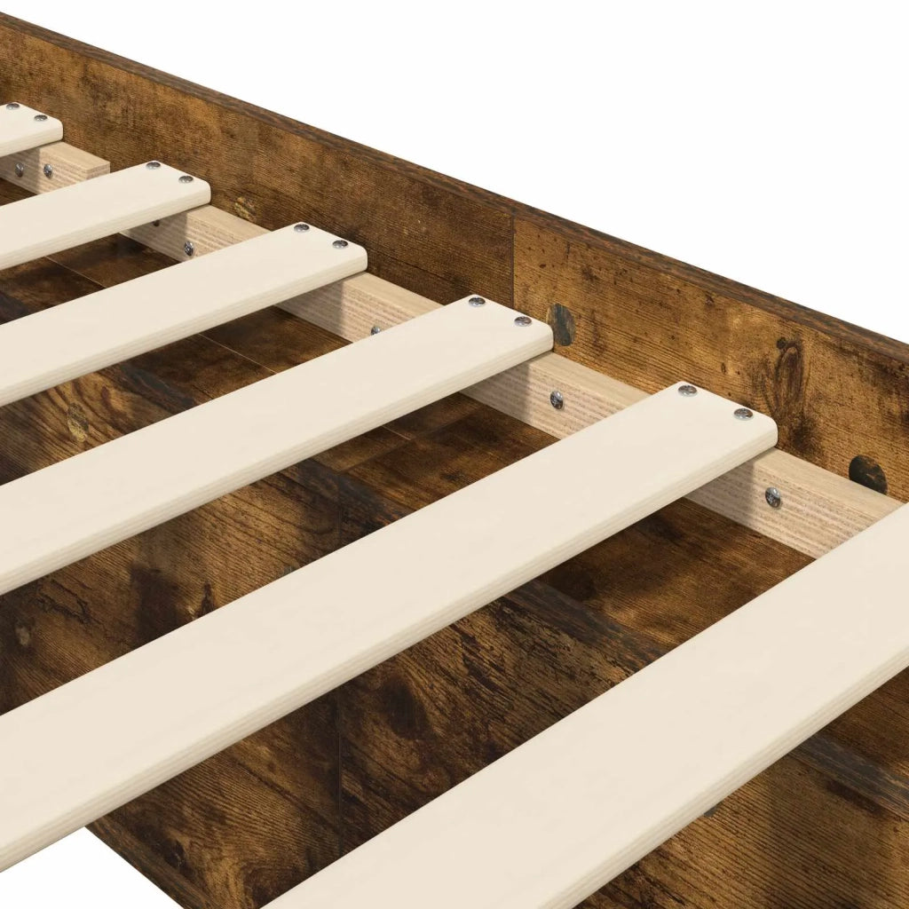 Telaio del letto con storage Rovere Fumo 80 x 200 cm 3429519