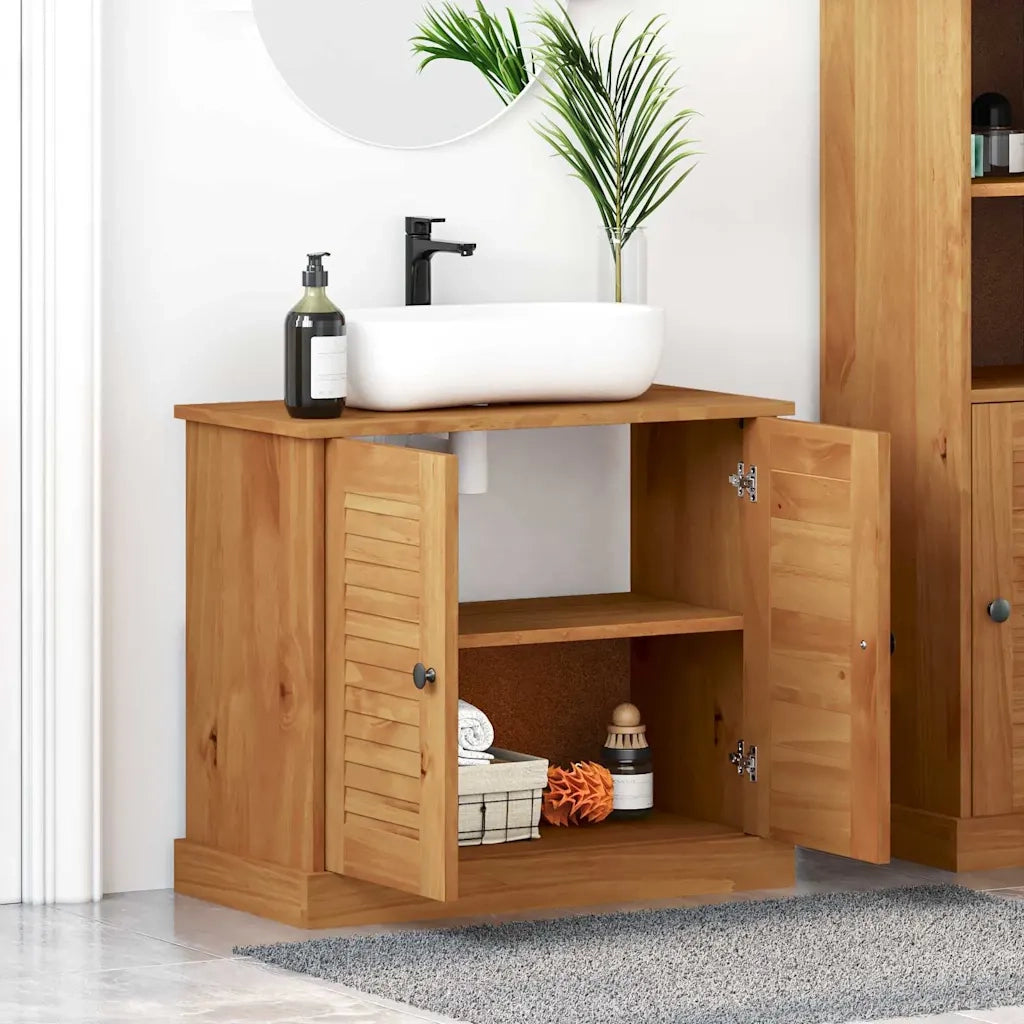 Armadio sottolavello con porta VIGO Marrone e Marrone Miele 4019101