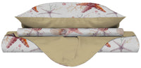 Copripiumino Matrimoniale con Stampa sul Sacco e Federe Doubleface Starfish