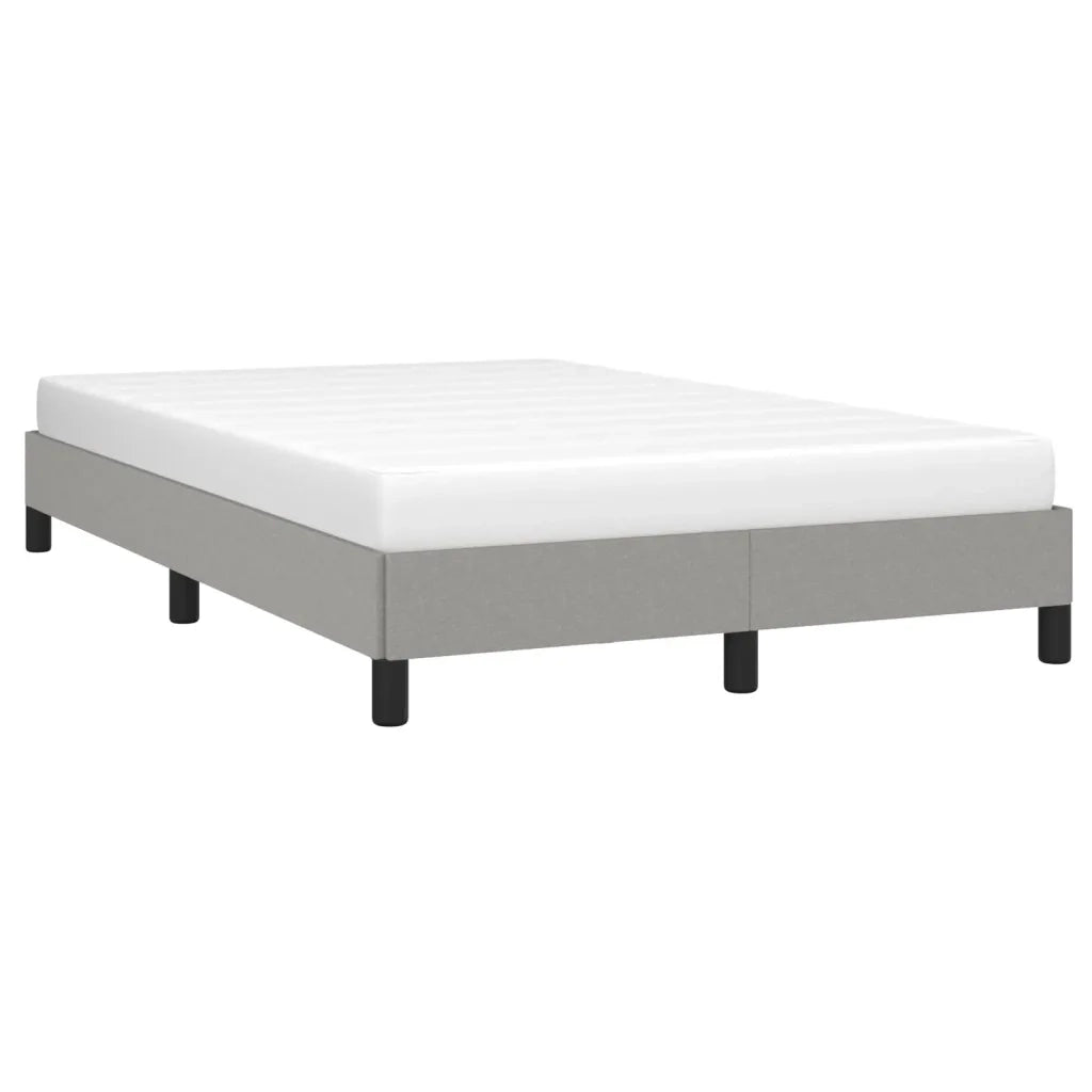 Giroletto senza Materasso Grigio Chiaro 120x190 cm in Tessuto 379482