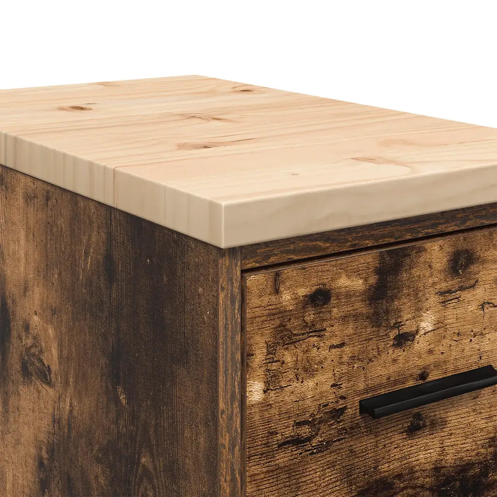 Armadietto da Garage in Rovere Affumicato 30x51x85 cm CFW4113836