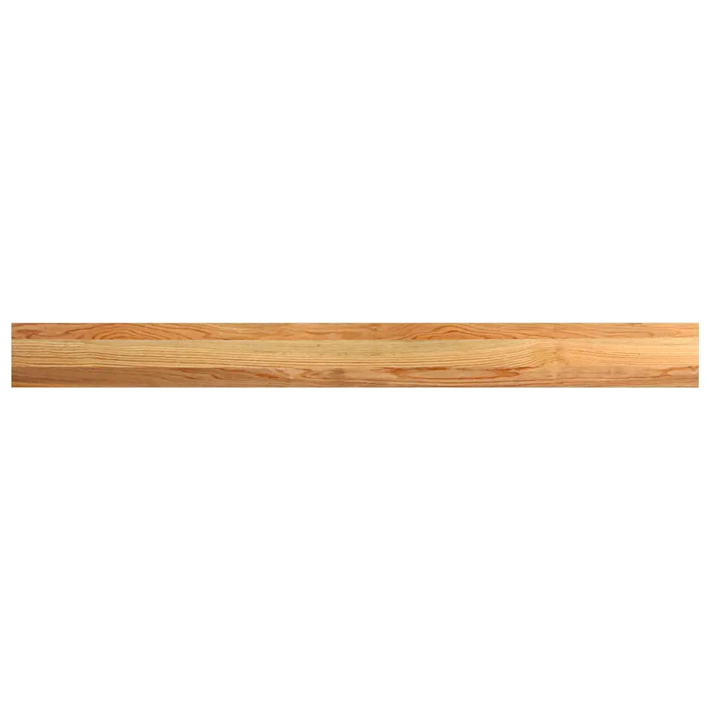 Davanzali 2 pz Marrone Chiaro 160x15x2cm Legno Massello Rovere 4009132