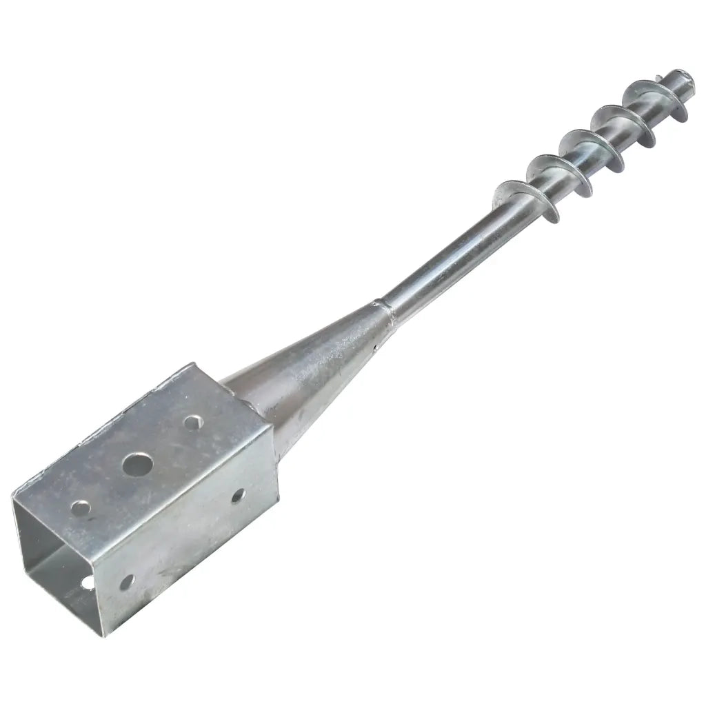 Picchetti di Terra 6 pz Argento 10x10x57 cm in Acciaio Zincato 145442