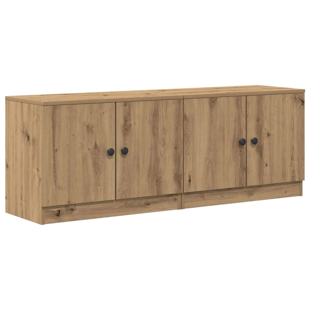 Armadietto per letto 2 pcs Rovere Artigianale 66 x 35 x 48 cm