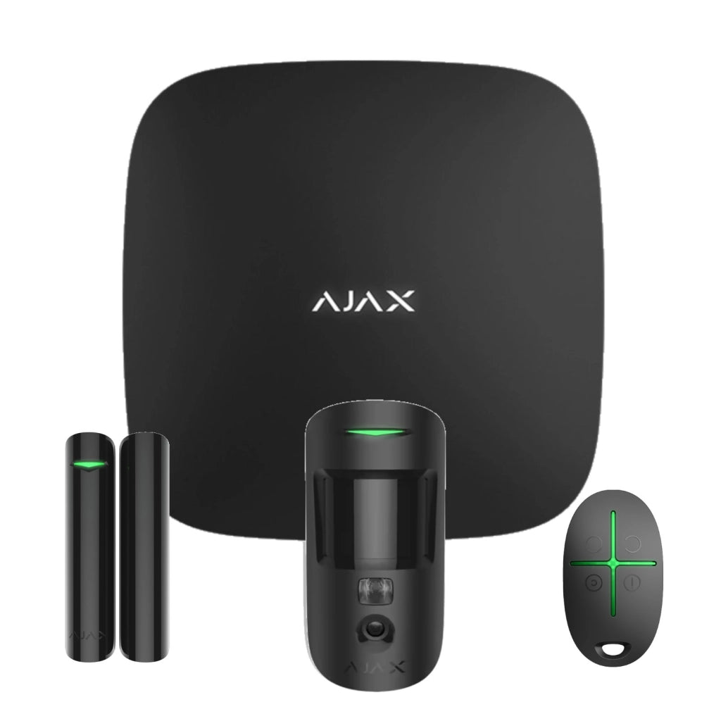 Ajax StarterKit Cam Hub 2 MotionCam Fotoverifica Nero