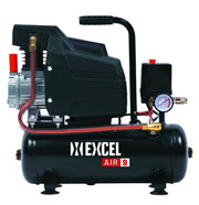 COMPRESSORE COASSIALE LUBRIFICATO A OLIO AIR 9 LT.9 MONOFASE    EXCEL