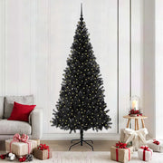 Albero di Natale con 300 LED con supporto Nero 210 cm PVC 3396488