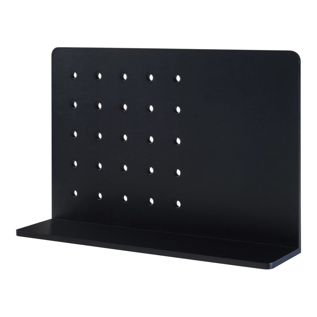 Mensola da Parete Dønna 60 x 15 x 40 cm Nero [en.casa]