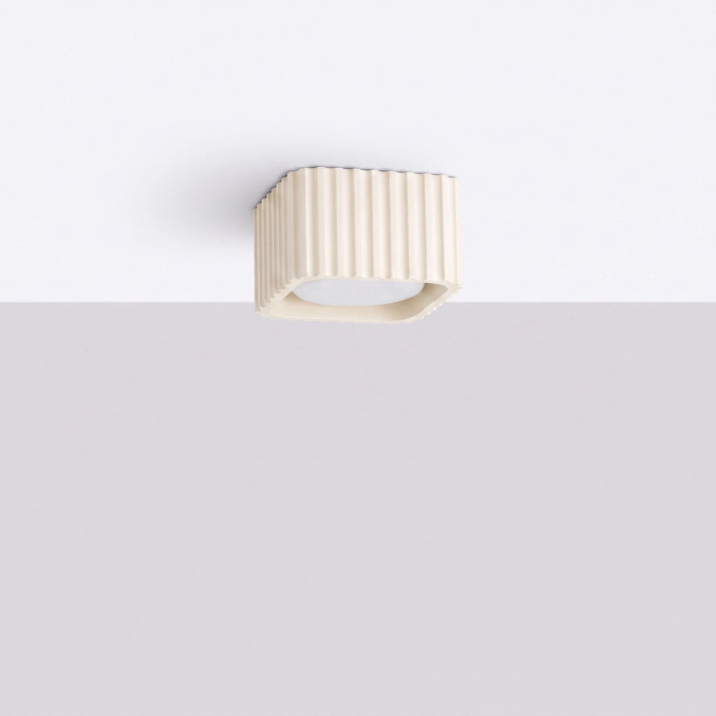 Plafoniera RIFF 1 beige Gx53