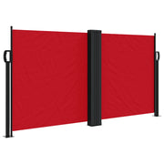 Tenda da Sole | Tenda parasole Laterale Retrattile Rossa 120x600 cm