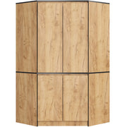Armadio ad angolo AKORD S100 Quercia Craft 100 cm 4 ante 100x50x180 cm
