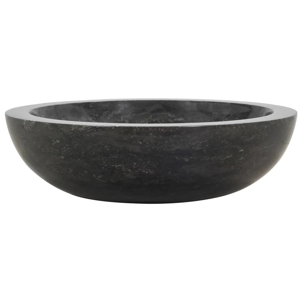 Lavabo in marmo nero diametro 40 cm 02_0002556