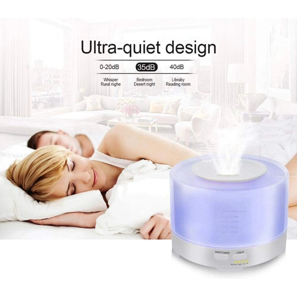 Trade Shop - Diffusore Aromi 4in1 Umidificatore Bianco Ambiente Rgb Aromaterapia Ultrasuoni -