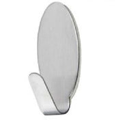 Trade Shop - Set 6 Ganci Appendini Adesivi Parete Casa Cucina Bagno Attaccapanni Ovali 59666 -