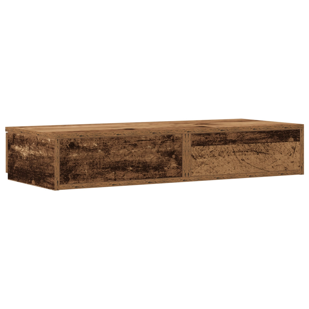 Cassetti per Letto  in Legno Vecchio 90x36,5x16,5 cm in Legno Ingegnerizzato