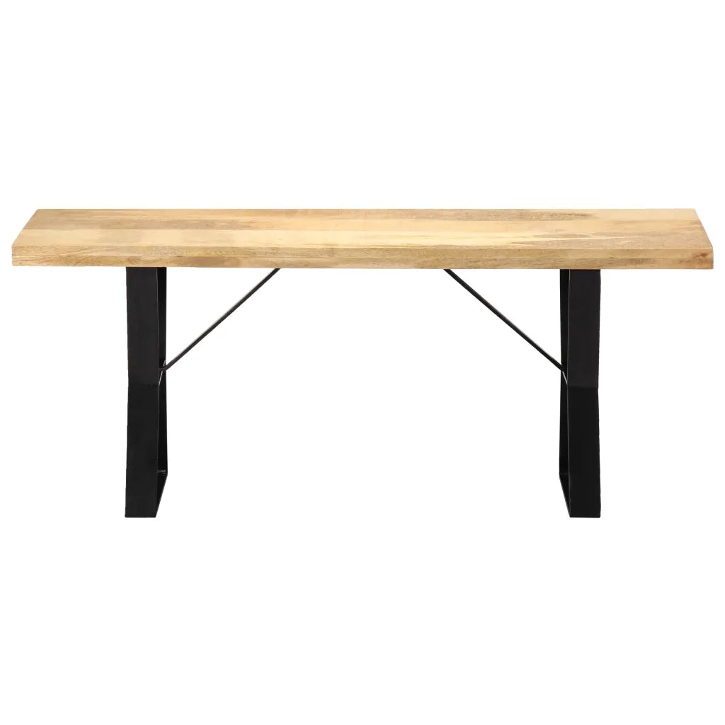 Panca 110 cm in Legno Massello di Mango 247951