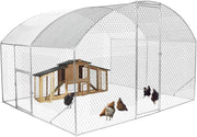 Recinto pollaio cupola 7,5 m² Parco a rete 3x2,5 m con porta laterale