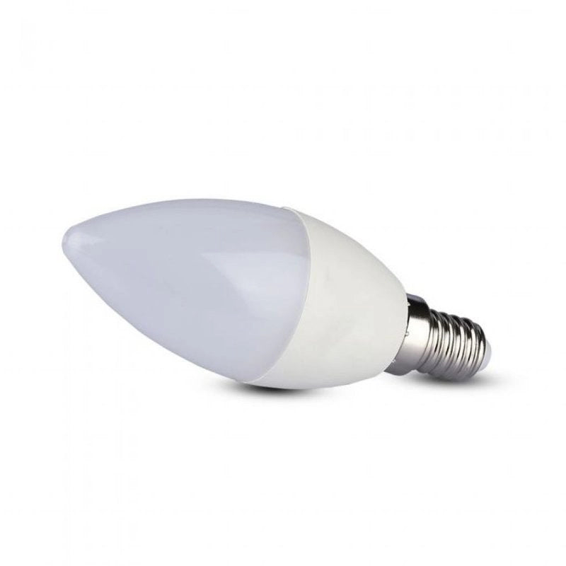 Lampadina LED Chip Samsung E14 C37 5,5W a Candela Dimmerabile SKU-20045, Disponibili 3000K 4000K 6400K (Bianco Neutro 4000K)