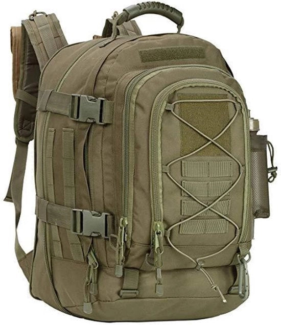 Borsa da Viaggio all'Aperto - Stile Militare - Progettata per Espandere - Disegno Camo