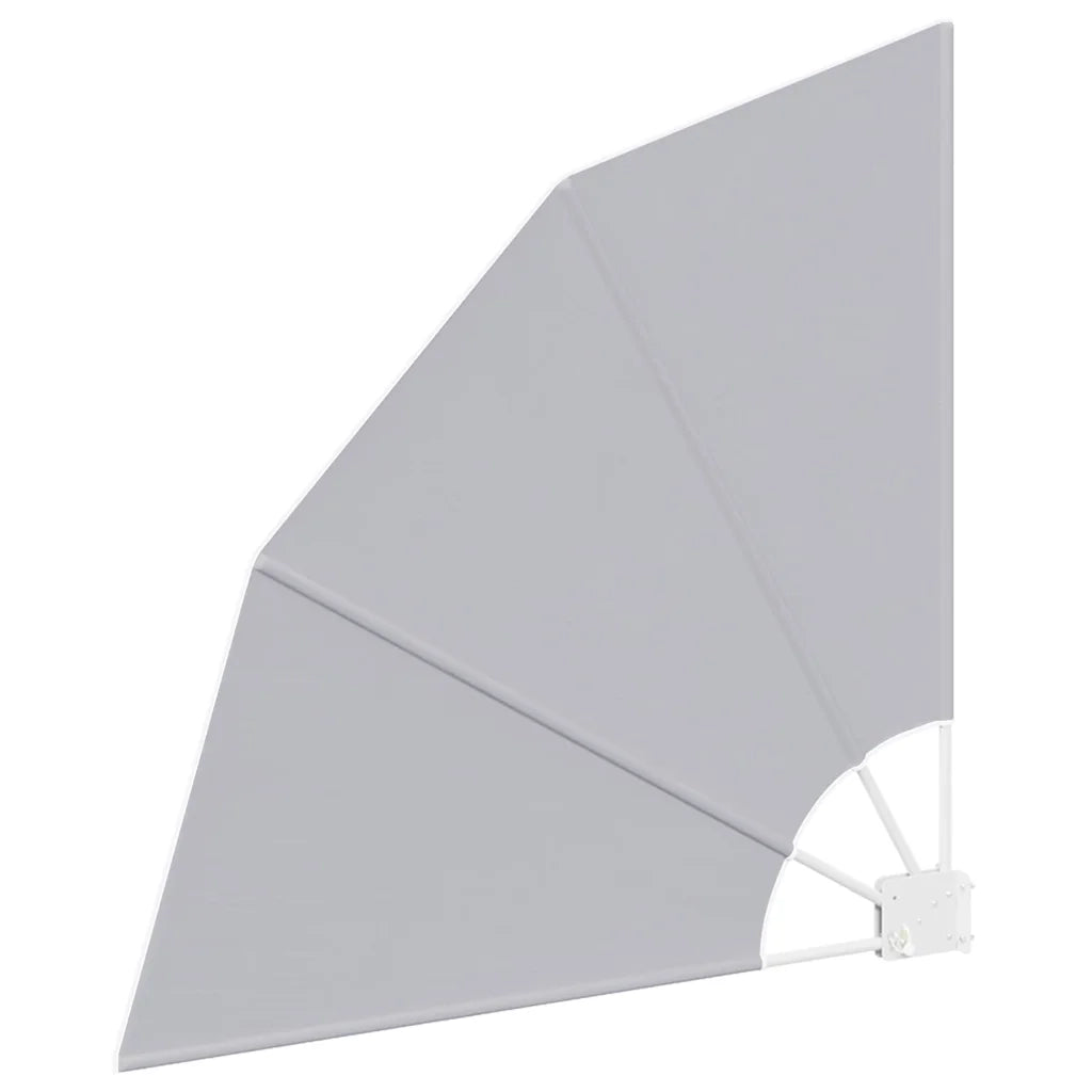 Schermo di Privacy per Balcone-Pannello per privacy 115 x 115 cm Poliestere Grigio