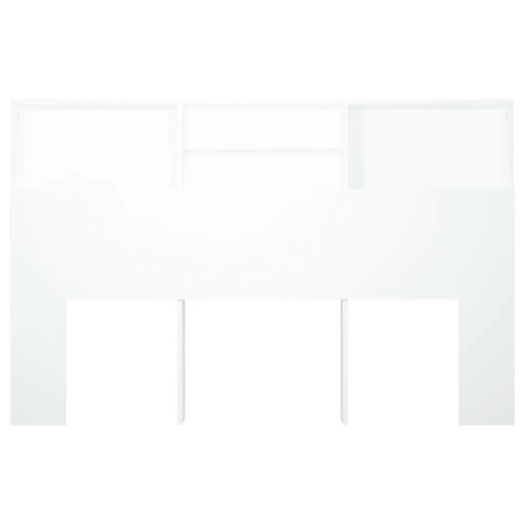 Testiera con Contenitore Bianco 160x19x103,5 cm