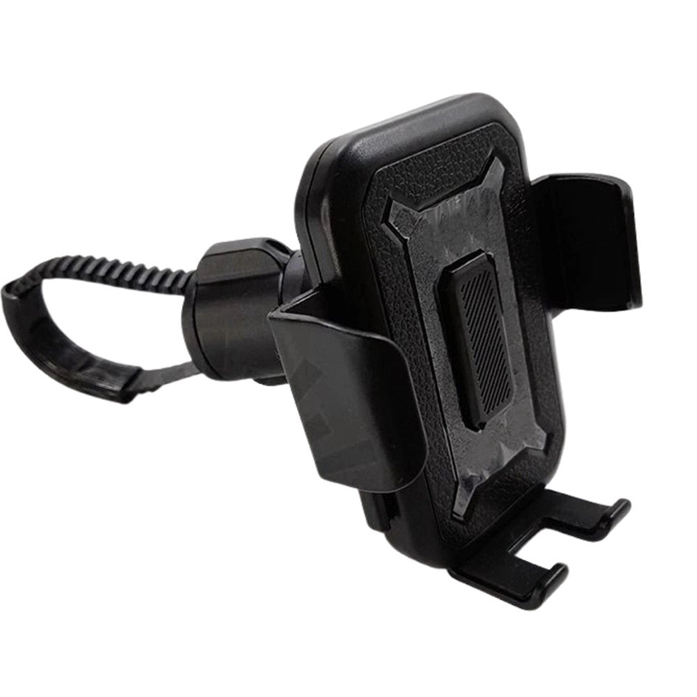 Trade Shop - Portacellulare Supporto Per Telefono Da Moto Biciclette Regolabile Rotazione Di 360° -