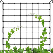 Rete di Supporto Premium per Piante di Cucitura - Rete Elastica per Giardino con 4 Ganci - Rete di Supporto per Cucina, Fiori, Frutta e Zucchine 80 x 80 cm