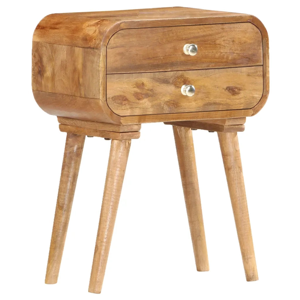 Comodino 40x30x58 cm in Legno Massello di Mango 285851