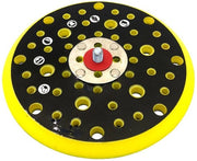 Schuurschijf 150 mm - 54 fori - Cinturino adesivo - Compatibile con Ceros Deros - Materiale ABS di alta qualità - Piastra schiuma duratura - Piastra schiuma per abrasione