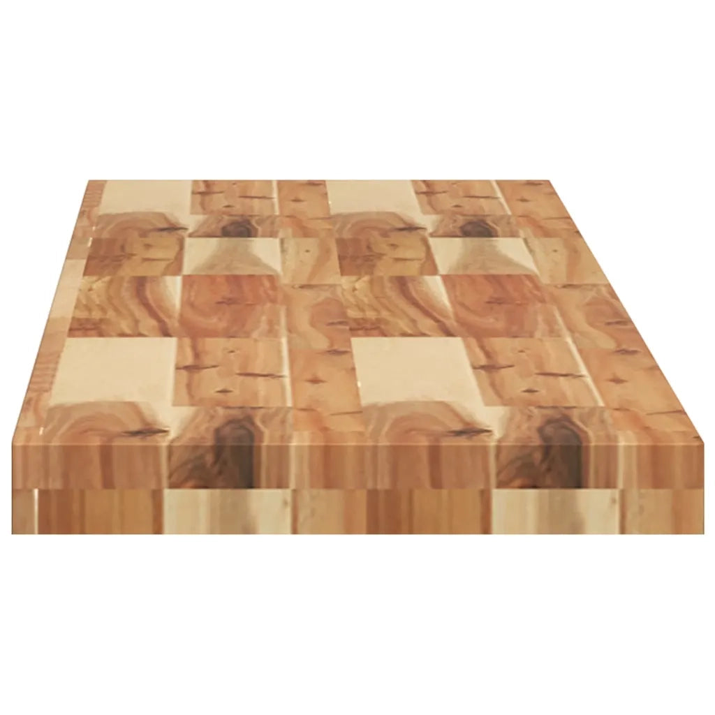 vidaXL Mensole da Parete 2 pz 120x30x4 cm Legno Acacia Rifinito a Olio