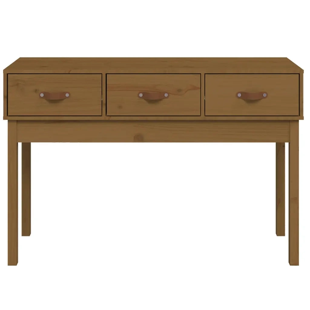 Tavolo Consolle Ambra 114x40x75 cm in Legno Massello di Pino 821757