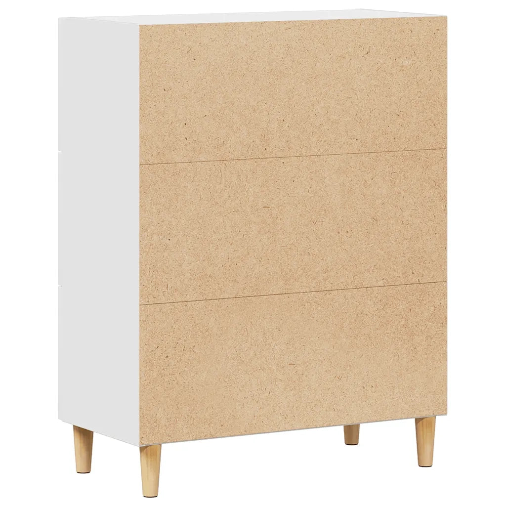 Credenza Bianca 69,5x34x90 cm in Legno Multistrato cod mxl 6111