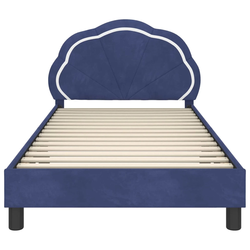 Struttura letto bambini con testata-Giroletto per bambini Blu Polizia 90 x 190 cm 746071