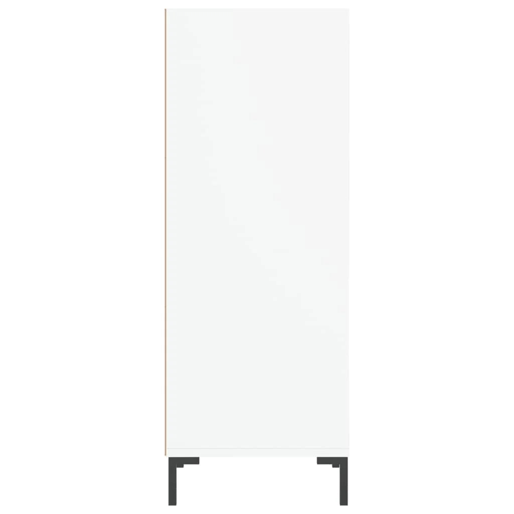 Buffet credenza cassettiera mobiletto mobile contenitore organizer per cucina soggiorno salotto 34,5 x 32,5 x 90 cm legno ingegnerizzato bianco 02_0030236
