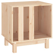 Cuccia per cani 50 x 40 x 52 cm in legno massello di pino marrone 02_0043440