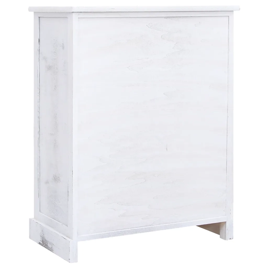 Cassettiera Bianca 60x30x75 cm in Legno cod mxl 24640