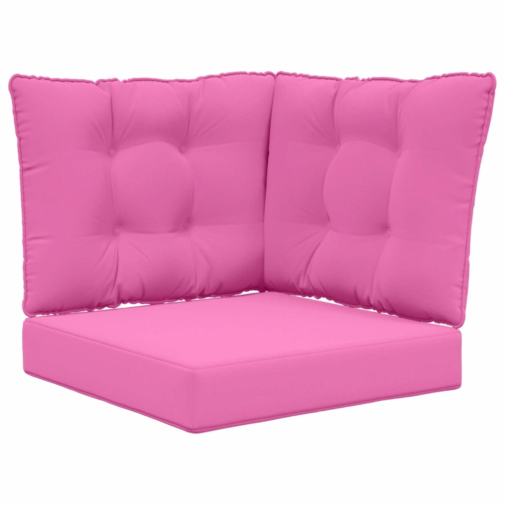 Cuscino per divano da esterno 3 pcs Rosa Poliestere 900810