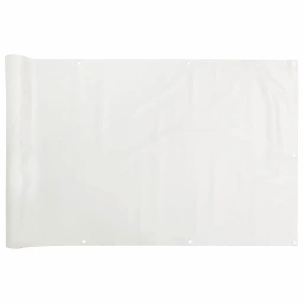 Paravento da Balcone Bianco 800x120 cm in PVC 4005513