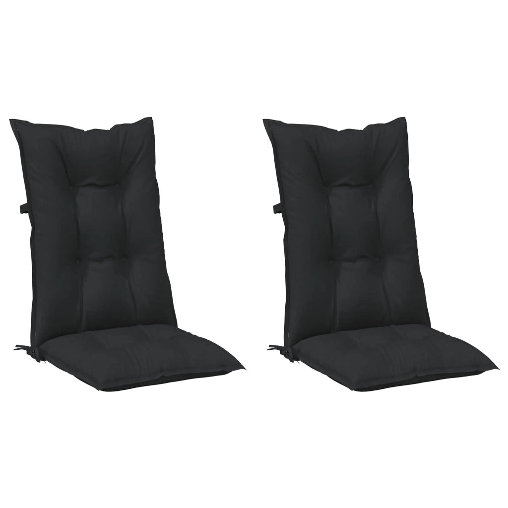 Set di cuscini per sedia alta 2 pcs Melange nero 4002367