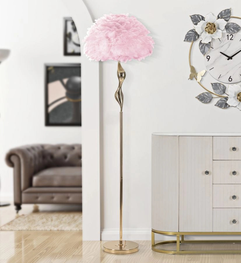 LAMPADA DA TERRA SLIM ROSA CM Ø 50X165
