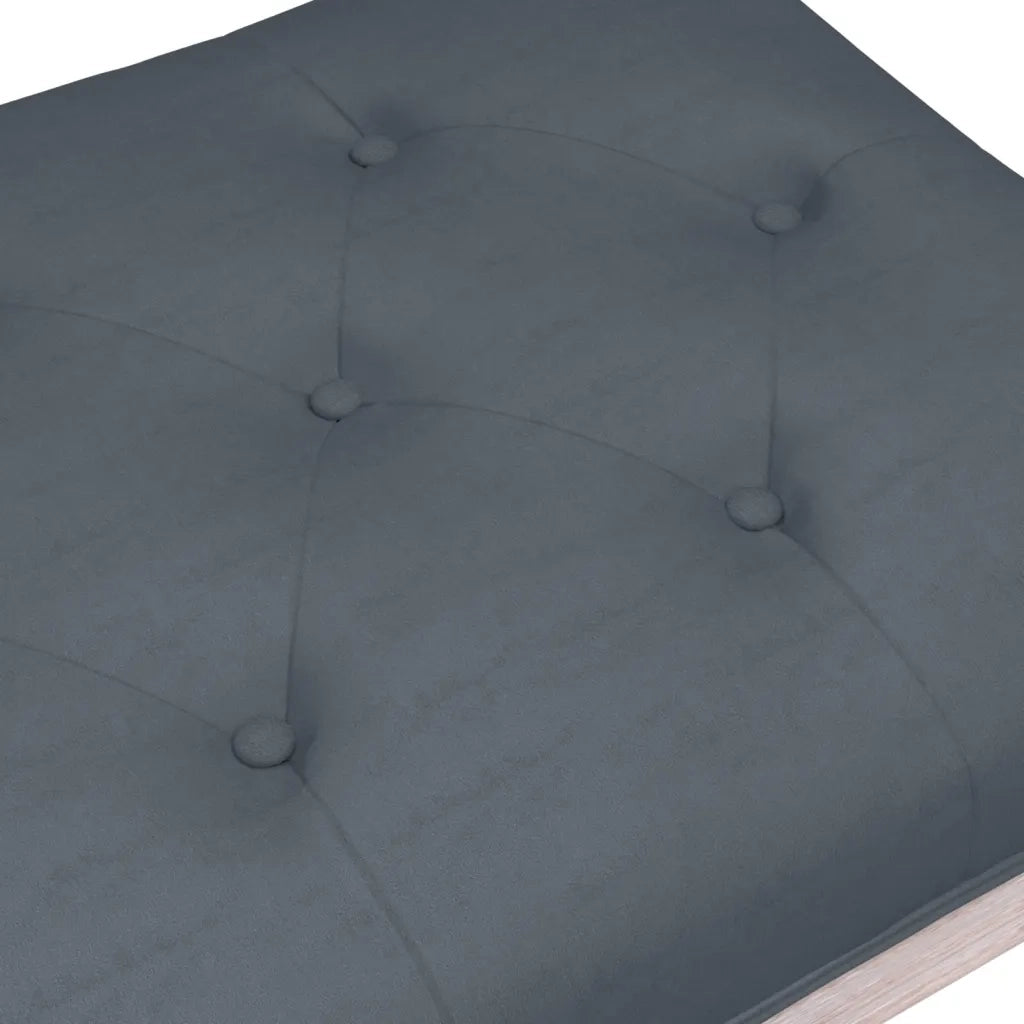 Panca Grigio Scuro 110x40x49 cm in Velluto