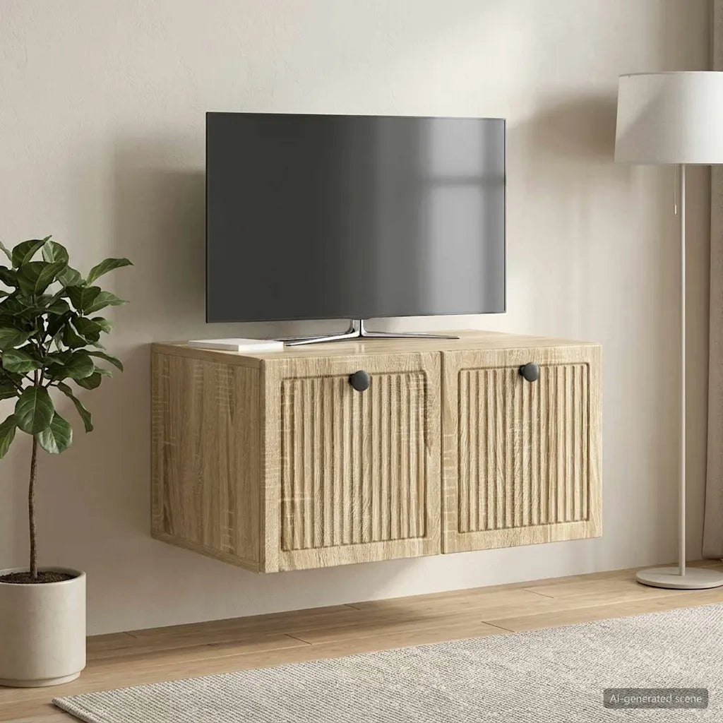 Mobile Porta TV da Muro Rovere Sonoma 59,5 x 41 x 30 cm 897997