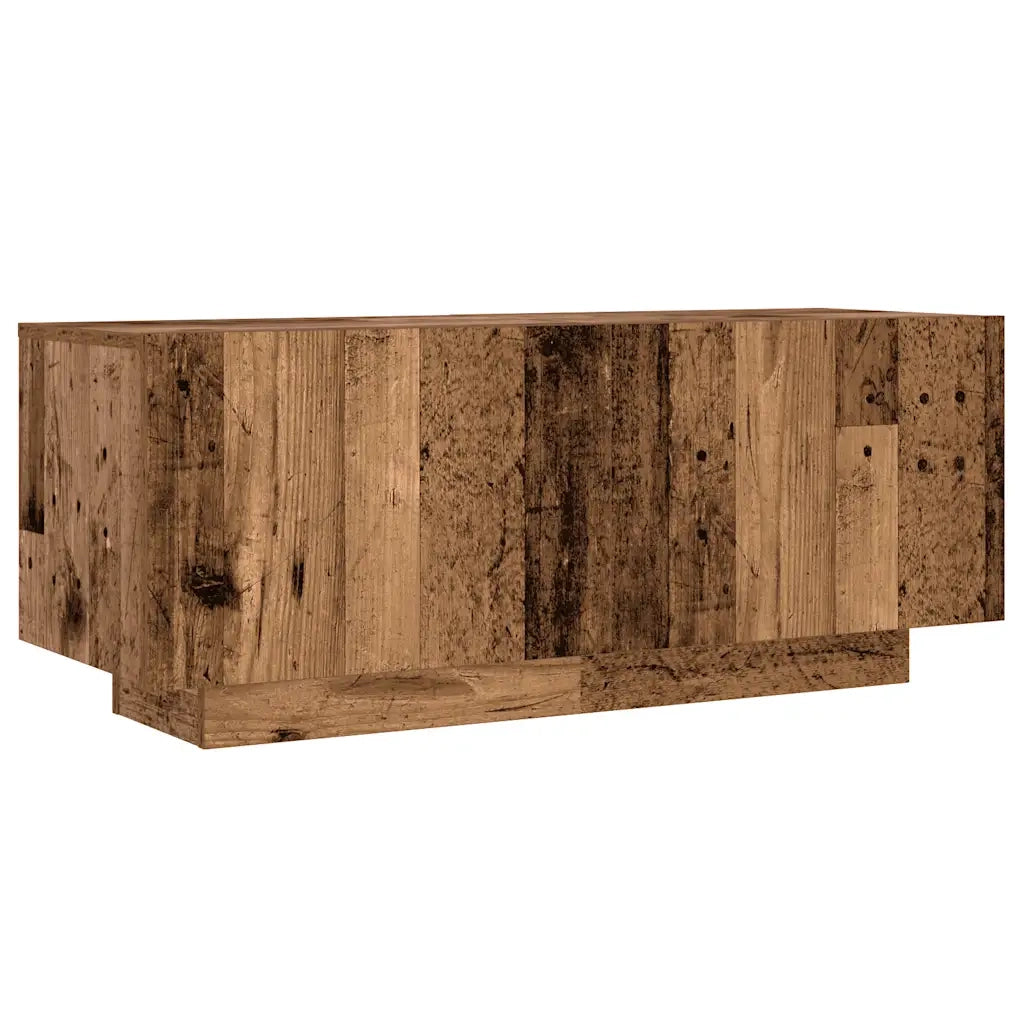 vidaXL Mobile Porta TV con LED Legno Antico 300x35x40 cm Truciolato