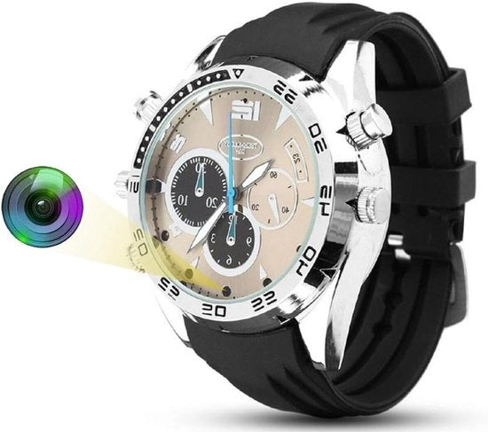 Casse di Sorveglianza Miniature–Camere HD 1080P con Orologio Integrato e Carta di Memoria di 32 GB