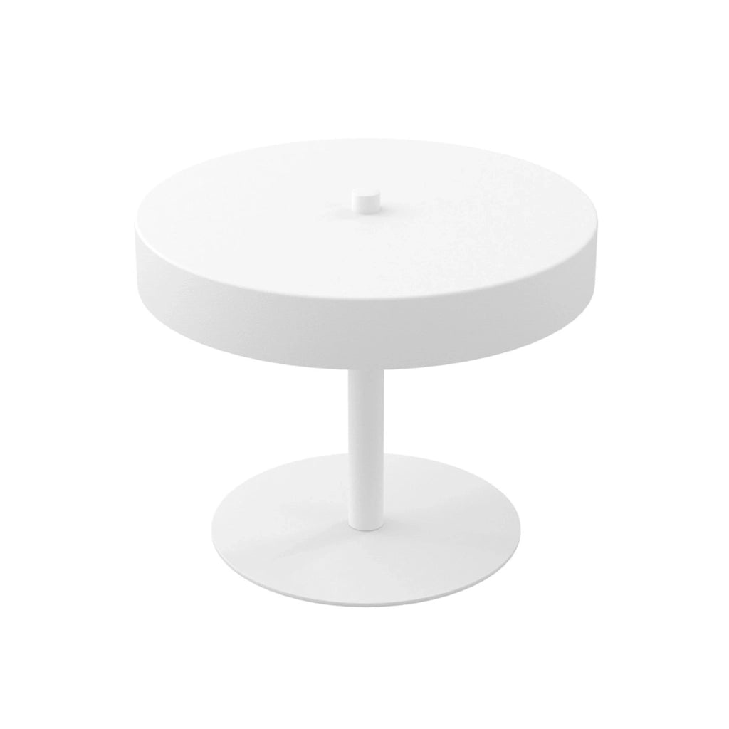 Lampade Da Scrivania Minimal Poseidone Acciaio Bianco 2 Luci G9 Ip20