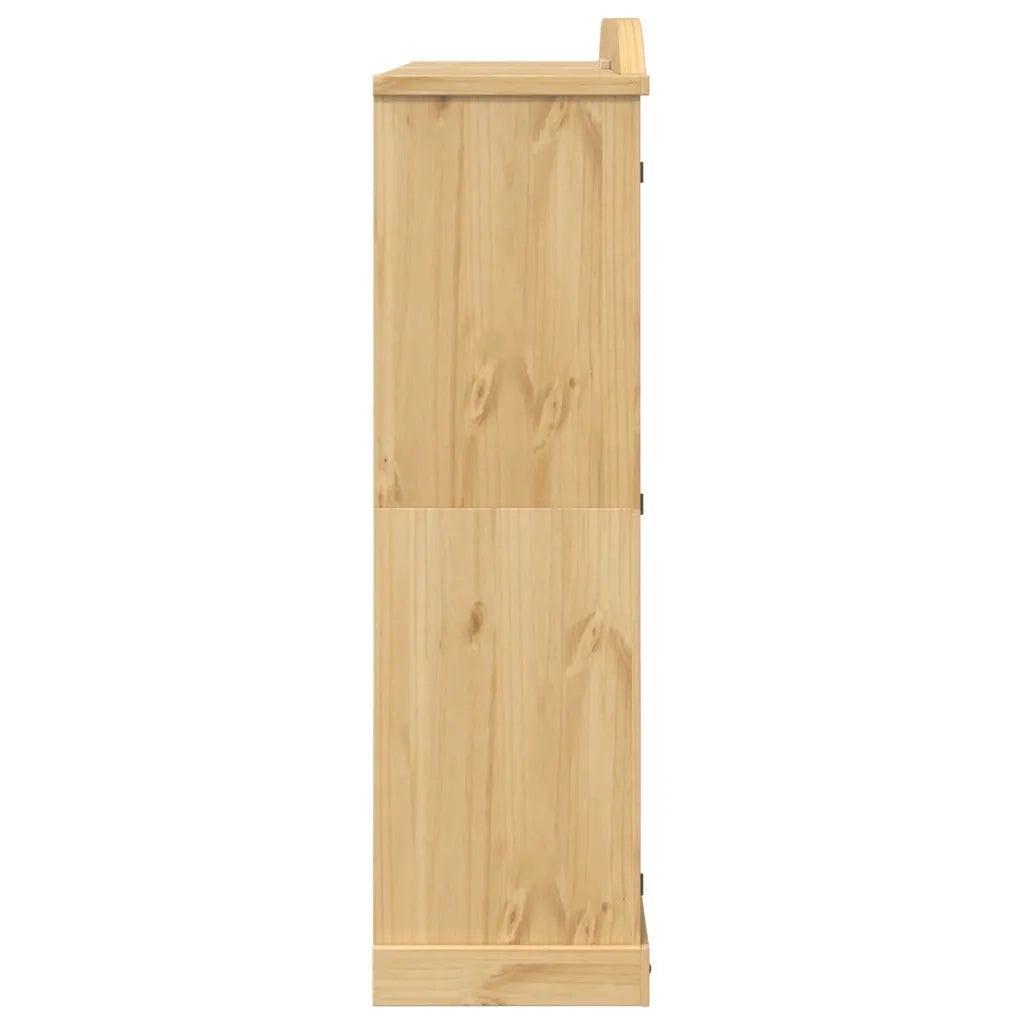 vidaXL Armadio Corona 194x52x186 cm in Legno Massello di Pino