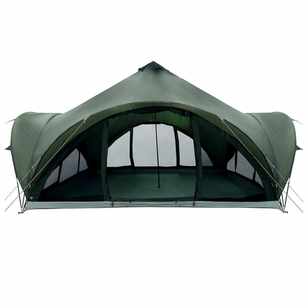 Tenda Tipi Verde militare 18 Persone Poliestere e Acciaio 42028622