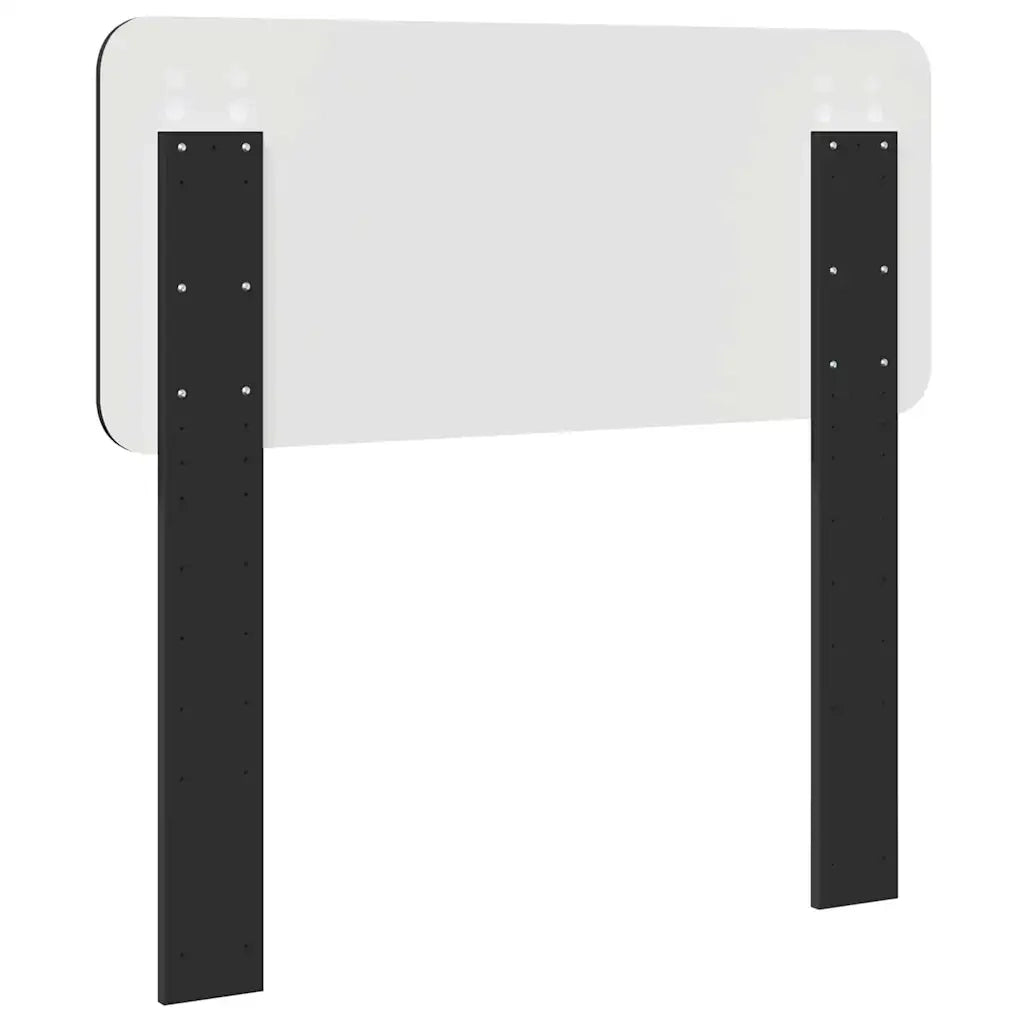 Testiera-Testata-Testiera Decorativa Rovere Nero 80 cm Legno multistrato 614149