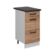 Vicco Mobiletto base per cucina Quercia dorata 40 cm PL Antracite