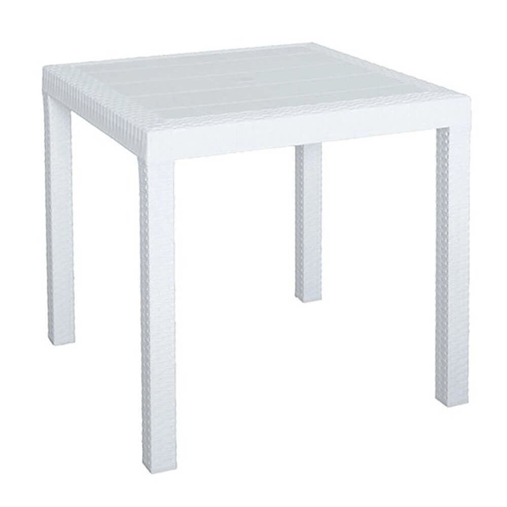 Tavolo da Giardino Quadrato in wicker cm 80x80 - WADE